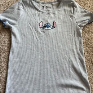 Disney Stitch Ribbed light blue Tee